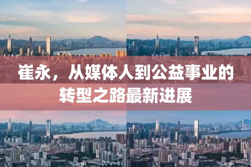崔永，从媒体人到公益事业的转型之路最新进展