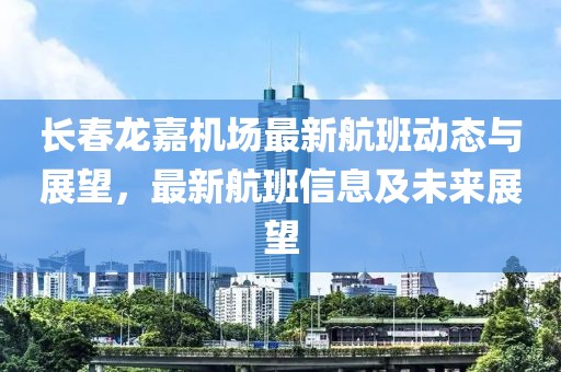 长春龙嘉机场最新航班动态与展望，最新航班信息及未来展望