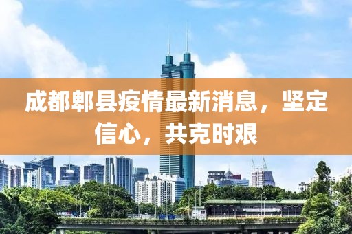 成都郫县疫情最新消息，坚定信心，共克时艰