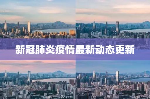 新冠肺炎疫情最新动态更新