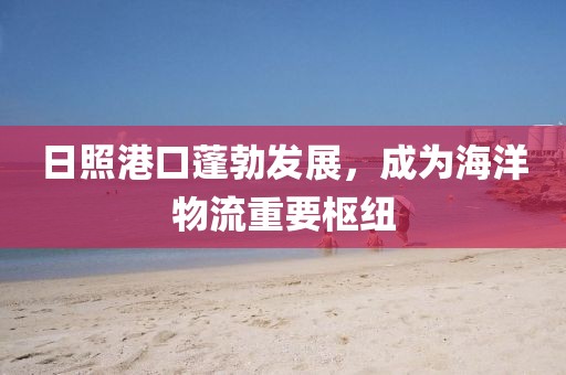 日照港口蓬勃发展，成为海洋物流重要枢纽