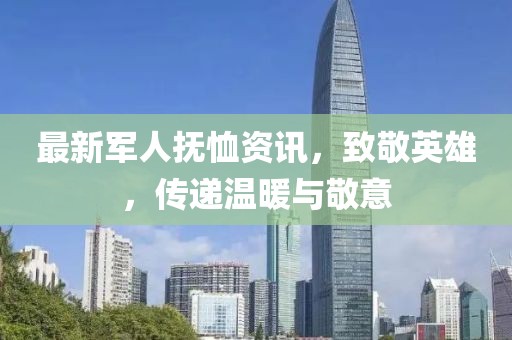 最新军人抚恤资讯，致敬英雄，传递温暖与敬意