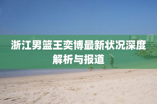 浙江男篮王奕博最新状况深度解析与报道