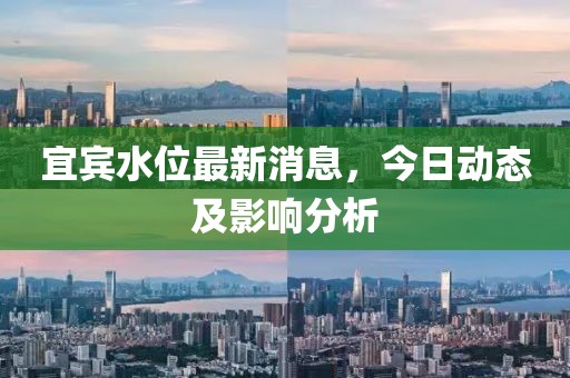 宜宾水位最新消息，今日动态及影响分析