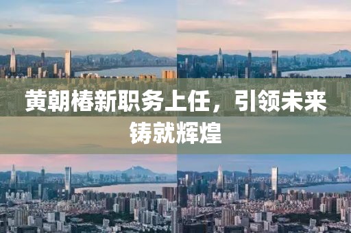 黄朝椿新职务上任，引领未来铸就辉煌