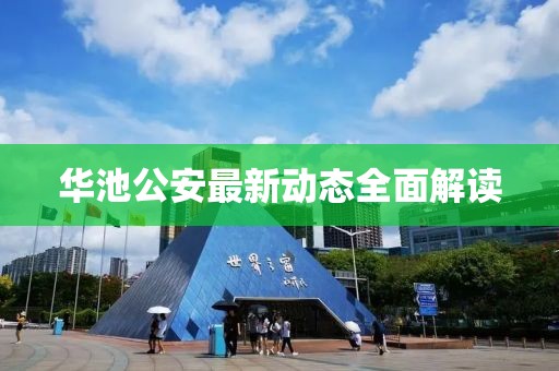 华池公安最新动态全面解读