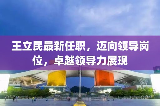 王立民最新任职，迈向领导岗位，卓越领导力展现