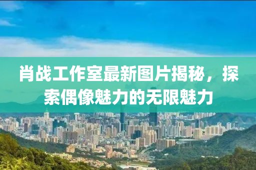肖战工作室最新图片揭秘，探索偶像魅力的无限魅力