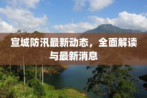 宣城防汛最新动态，全面解读与最新消息
