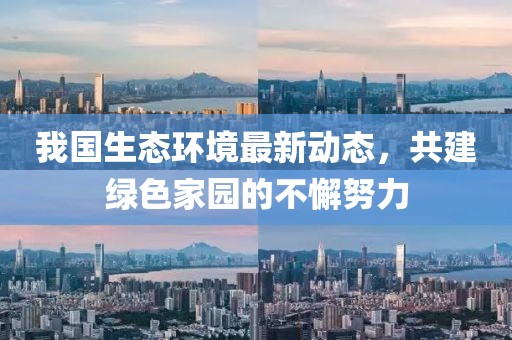 我国生态环境最新动态，共建绿色家园的不懈努力