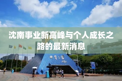 沈南事业新高峰与个人成长之路的最新消息
