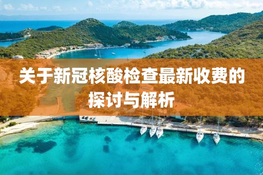 关于新冠核酸检查最新收费的探讨与解析