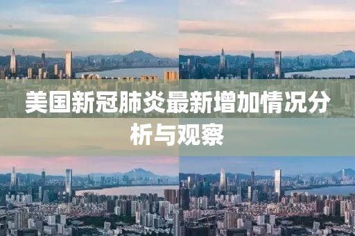 美国新冠肺炎最新增加情况分析与观察