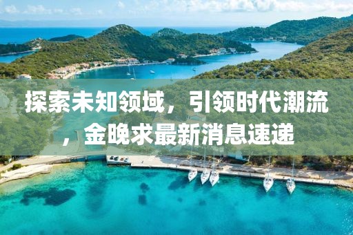 探索未知领域，引领时代潮流，金晚求最新消息速递