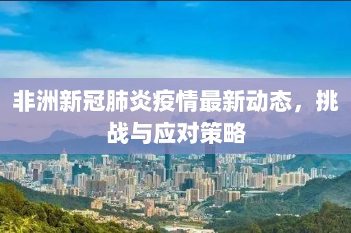 非洲新冠肺炎疫情最新动态，挑战与应对策略