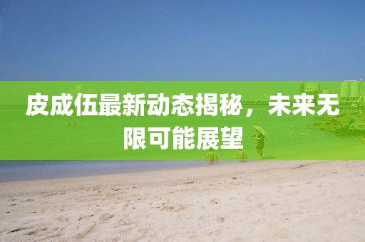 皮成伍最新动态揭秘，未来无限可能展望