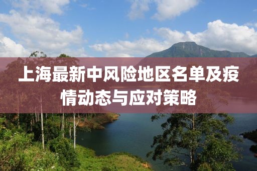 上海最新中风险地区名单及疫情动态与应对策略