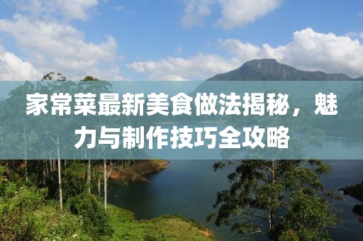 家常菜最新美食做法揭秘，魅力与制作技巧全攻略
