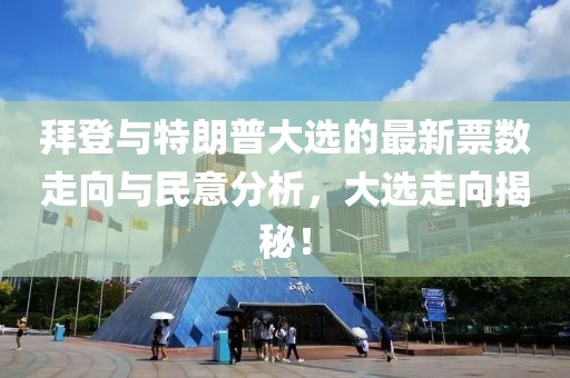 拜登与特朗普大选的最新票数走向与民意分析，大选走向揭秘！