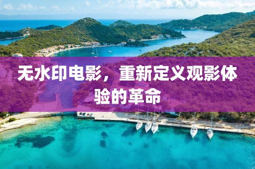 无水印电影，重新定义观影体验的革命
