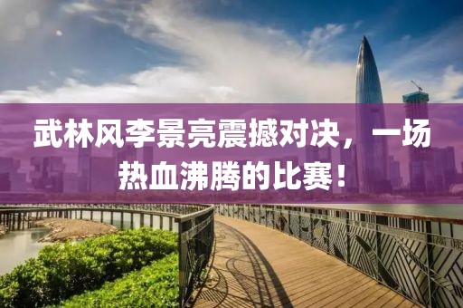 武林风李景亮震撼对决，一场热血沸腾的比赛！