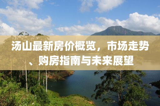 汤山最新房价概览，市场走势、购房指南与未来展望