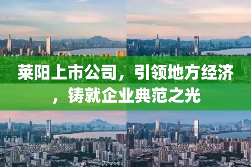 莱阳上市公司，引领地方经济，铸就企业典范之光