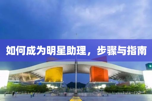 如何成为明星助理，步骤与指南