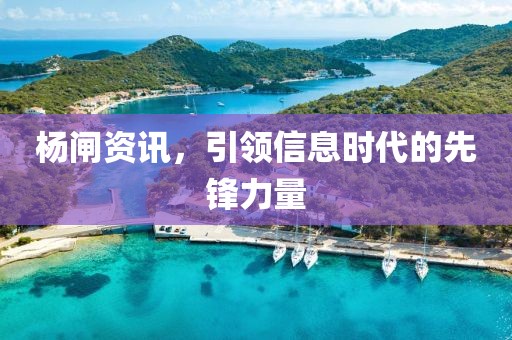 杨闸资讯，引领信息时代的先锋力量