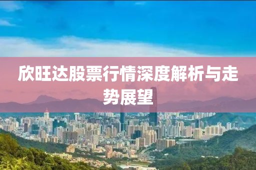 欣旺达股票行情深度解析与走势展望