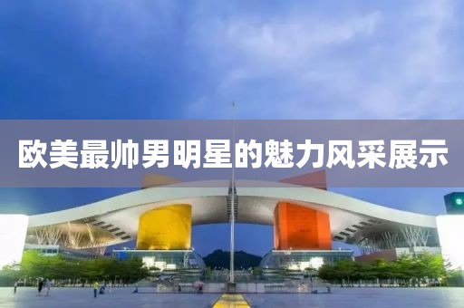 欧美最帅男明星的魅力风采展示