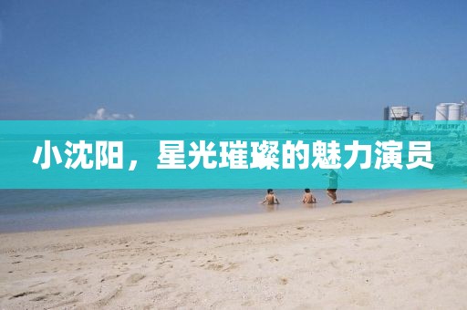 小沈阳，星光璀璨的魅力演员