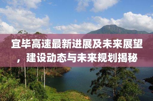 宜毕高速最新进展及未来展望，建设动态与未来规划揭秘