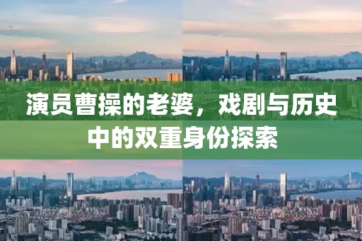 演员曹操的老婆，戏剧与历史中的双重身份探索