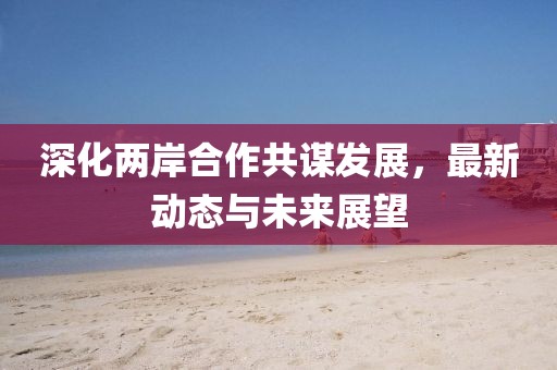 深化两岸合作共谋发展，最新动态与未来展望