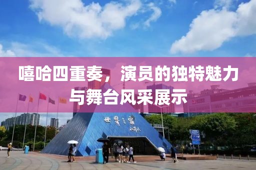 嘻哈四重奏，演员的独特魅力与舞台风采展示