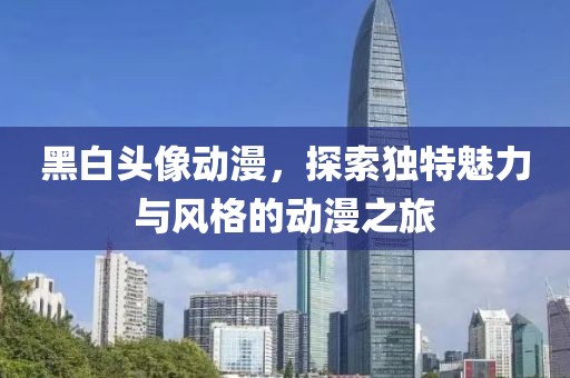 黑白头像动漫，探索独特魅力与风格的动漫之旅