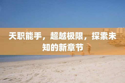 天职能手，超越极限，探索未知的新章节