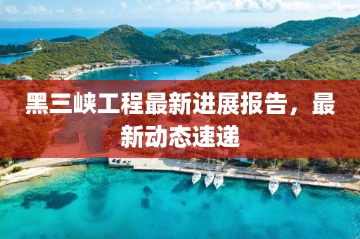 黑三峡工程最新进展报告，最新动态速递