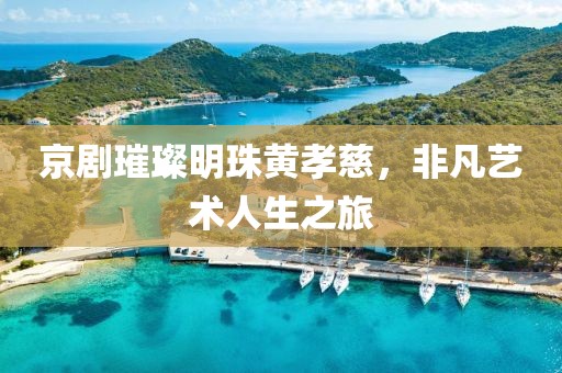 京剧璀璨明珠黄孝慈，非凡艺术人生之旅