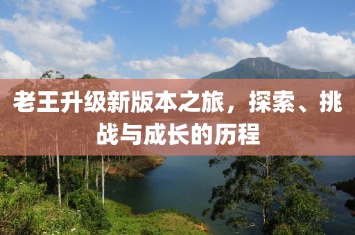 老王升级新版本之旅，探索、挑战与成长的历程