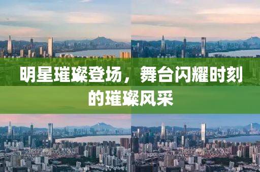 明星璀璨登场，舞台闪耀时刻的璀璨风采