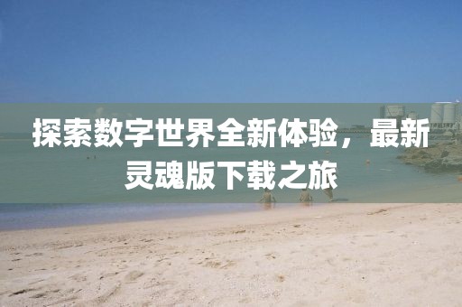 探索数字世界全新体验，最新灵魂版下载之旅