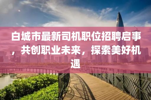 白城市最新司机职位招聘启事，共创职业未来，探索美好机遇