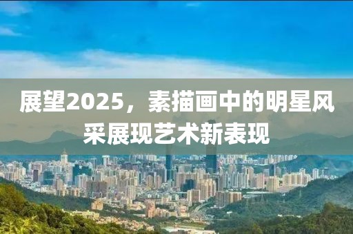 展望2025，素描画中的明星风采展现艺术新表现