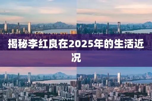 揭秘李红良在2025年的生活近况
