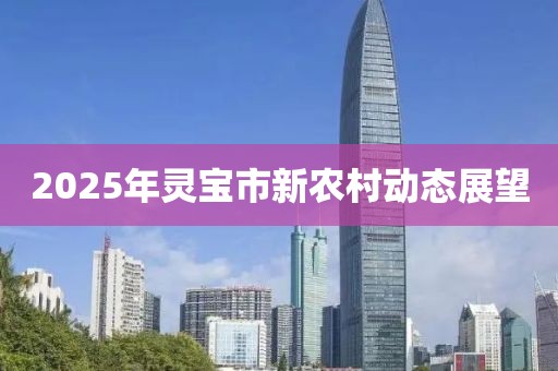 2025年灵宝市新农村动态展望