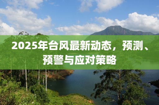 2025年台风最新动态，预测、预警与应对策略