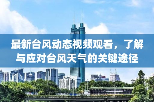最新台风动态视频观看，了解与应对台风天气的关键途径