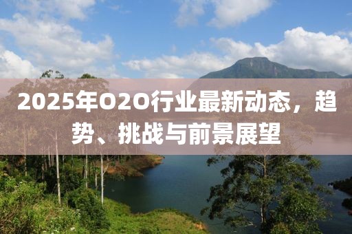 2025年O2O行业最新动态，趋势、挑战与前景展望